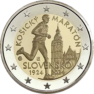 Kosice Peace Marathon coins